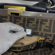 Fendi Borsa Peekaboo Large Pelle Nera e interno zucca