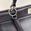 Fendi Borsa Peekaboo Large Pelle Nera e interno zucca