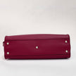 Fendi Borsa Peekaboo Medium in Pelle Rosso ciliegia