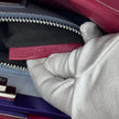 Fendi Borsa Peekaboo Medium in Pelle Rosso ciliegia