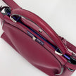 Fendi Borsa Peekaboo Medium in Pelle Rosso ciliegia