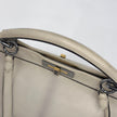 Fendi Borsa Peekaboo in pelle panna con interno leopardato