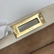 Fendi Borsa Peekaboo in pelle panna con interno leopardato