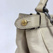 Fendi Borsa Peekaboo in pelle panna con interno leopardato
