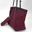 Fendi Borsa Roll Tote FF Zucchino Rossa