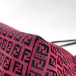 Fendi Borsa Roll Tote FF Zucchino Rossa