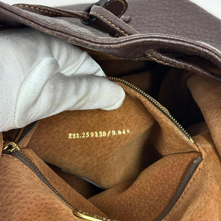 Fendi Borsa Secchiello Zaino Vintage Convertibile Marrone