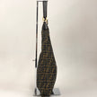 Fendi Borsa Shopper Hobo in Tela Zucca Marrone