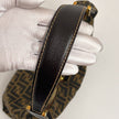 Fendi Borsa Shopper Hobo in Tela Zucca Marrone