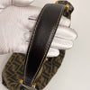 Fendi Borsa Shopper Hobo in Tela Zucca Marrone