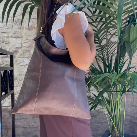 Fendi Borsa Shopper in Pelle Marrone – Maxi Pochette