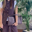 Fendi Borsa Shopper in Pelle Marrone – Maxi Pochette