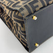 Fendi Borsa Tote Zucca FF Canvas con Dettagli in Pelle