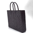 Fendi Borsa Vintage Rattan Lucido Marrone con Interno Zucca FF