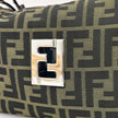 Fendi Borsa Vintage Zucca FF in Tessuto Jacquard Marrone