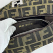 Fendi Borsa Vintage Zucca FF in Tessuto Jacquard Marrone