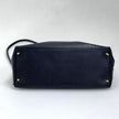 Fendi Borsa Vintage in Pelle Nera con Logo FF Dorato