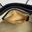 Fendi Borsa Vintage in Pelle Nera con Logo FF Dorato