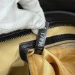 Fendi Borsa Vintage in Pelle Nera con Logo FF Dorato