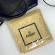 Fendi Borsa Vintage in Pelle Nera con Logo FF Dorato