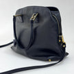 Fendi Borsa Vintage in Pelle Nera con Logo FF Dorato