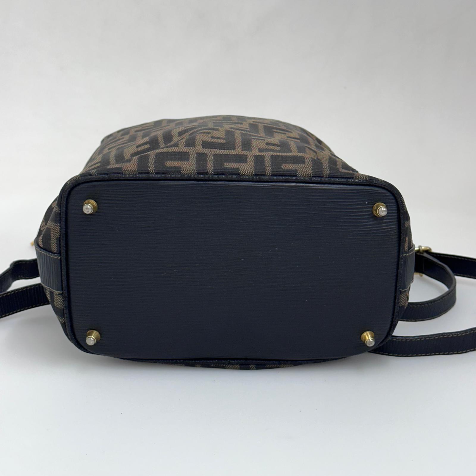 Fendi Borsa Zaino Vintage Zucca FF Marrone