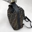 Fendi Borsa Zaino Vintage Zucca FF Marrone