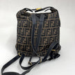 Fendi Borsa Zaino Vintage Zucca FF Marrone