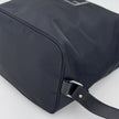 Fendi Borsa/Zaino in nylon nero con logo FF embossed