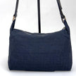 Fendi Borsa a Spalla FF Zucca in Nylon Nero