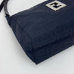 Fendi Borsa a Spalla FF Zucca in Nylon Nero
