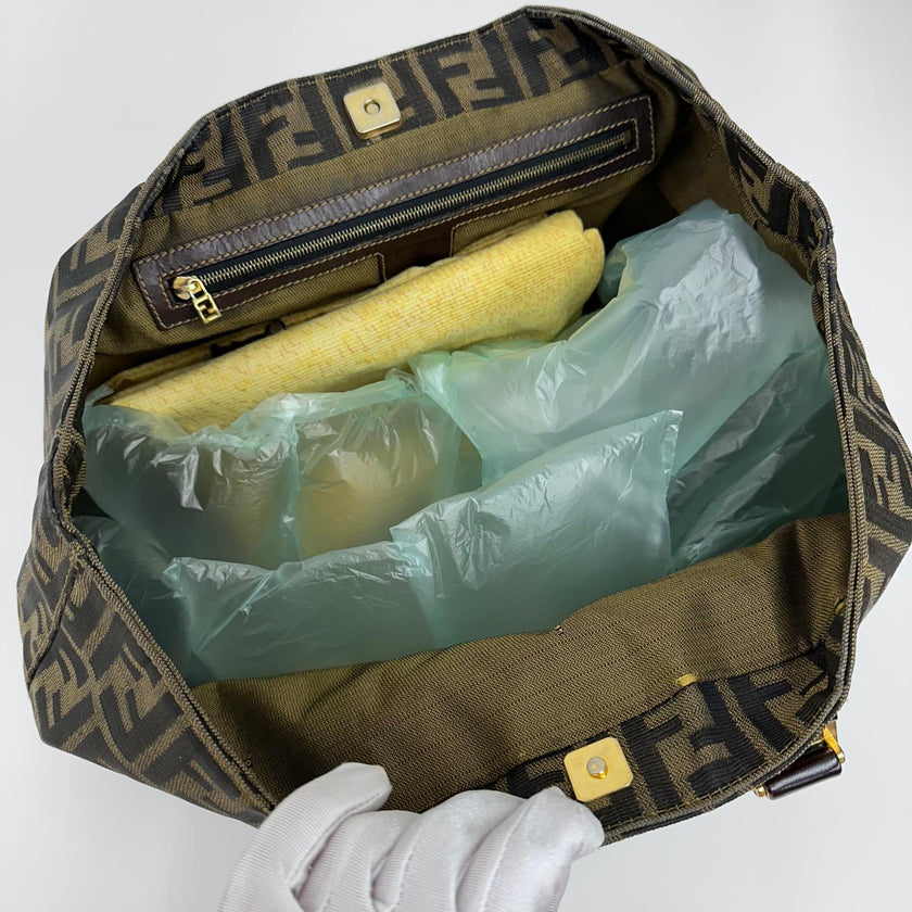 Fendi Borsa a mano Zucca Tote Vintage