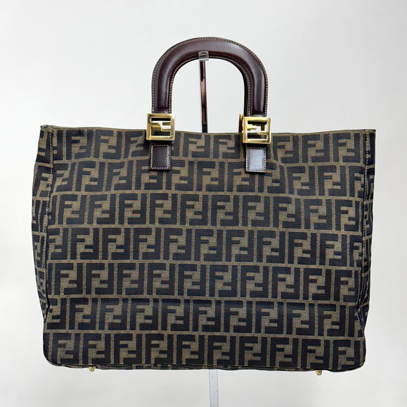 Fendi Borsa a mano Zucca Tote Vintage