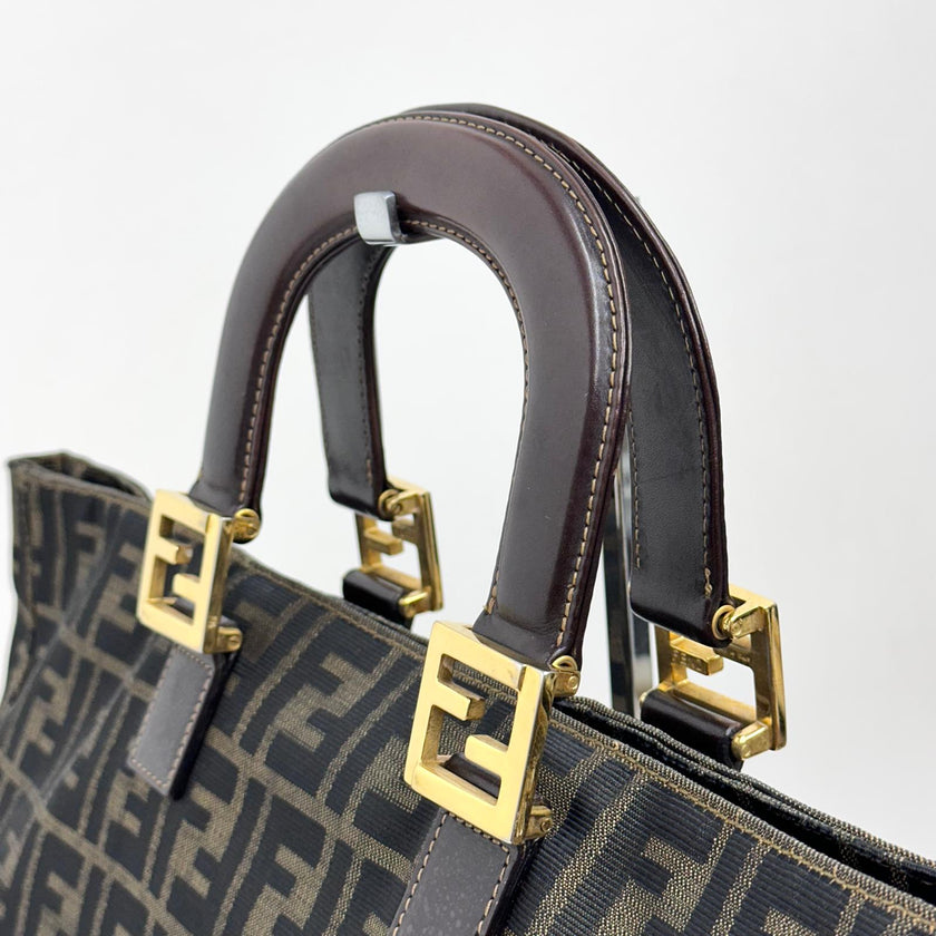 Fendi Borsa a mano Zucca Tote Vintage