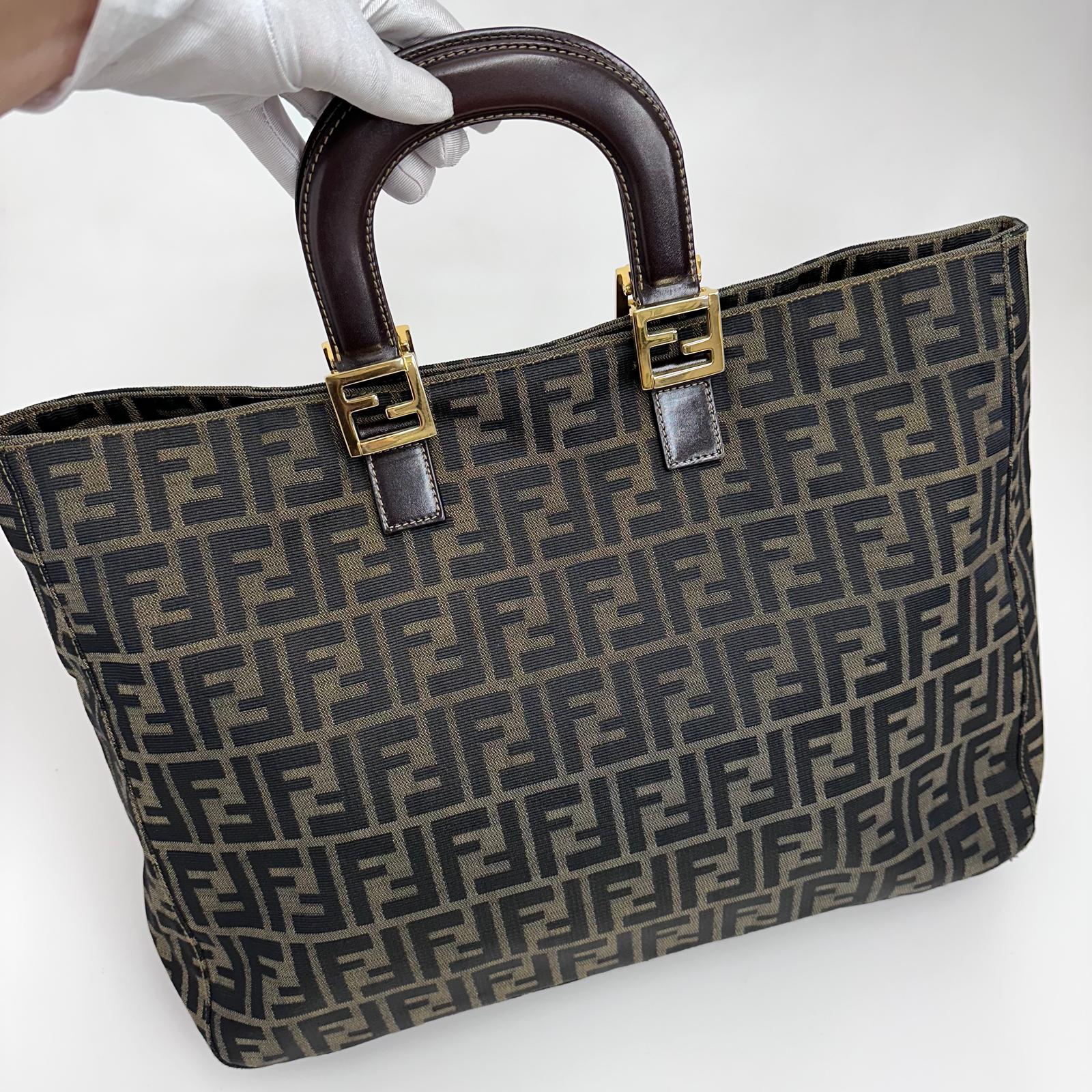 Fendi Borsa a mano Zucca Tote Vintage