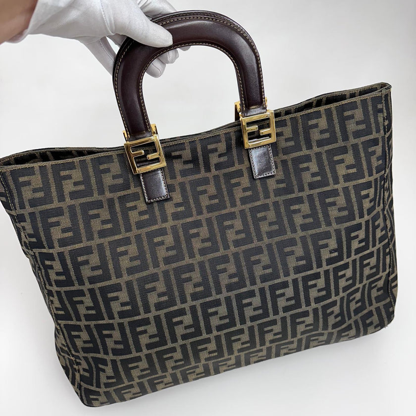Fendi Borsa a mano Zucca Tote Vintage