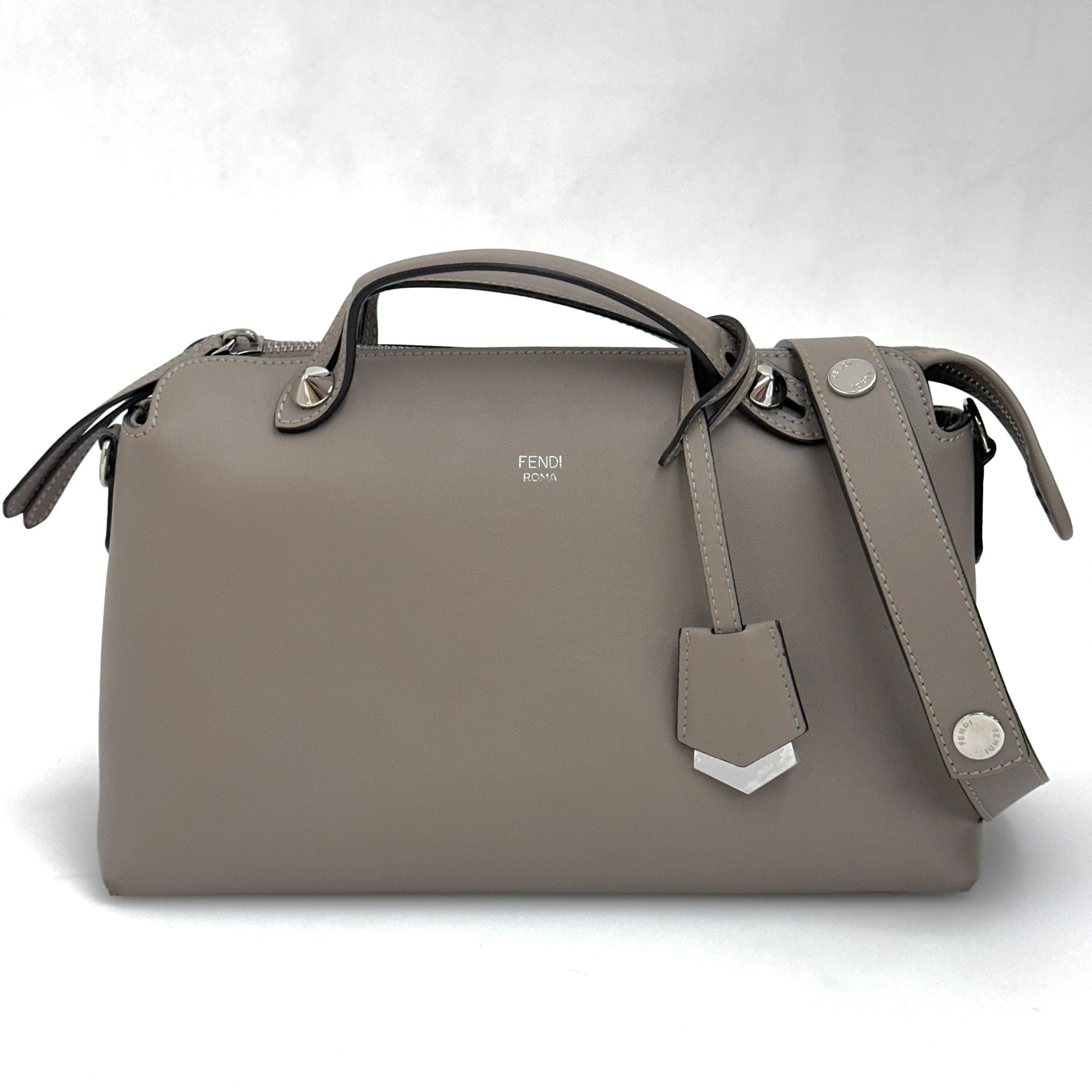 Fendi Borsa a mano e tracolla By The Way Medium Tortora