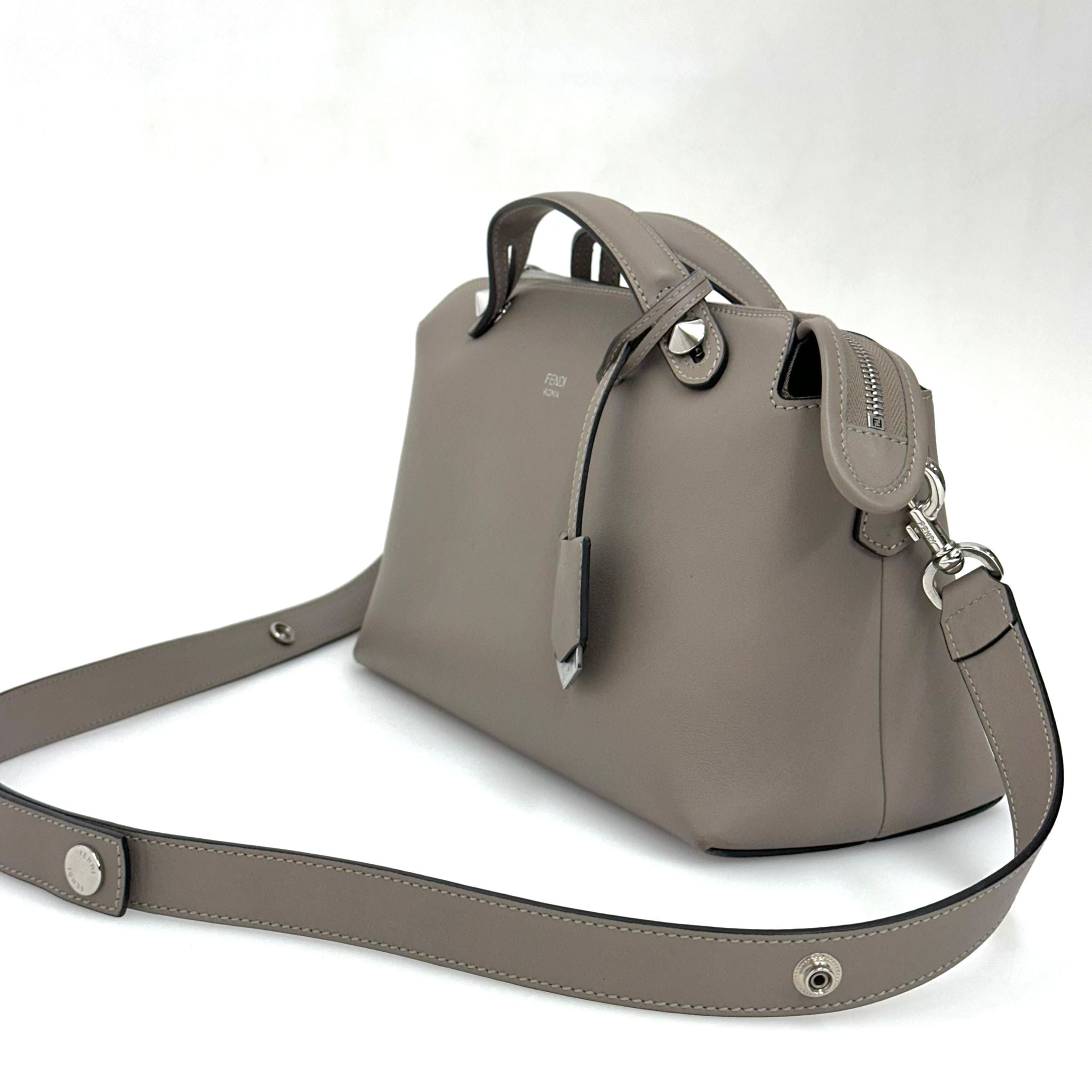 Fendi Borsa a mano e tracolla By The Way Medium Tortora