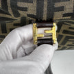 Fendi Borsa a mano e tracolla Zucca Canvas marrone vintage