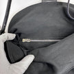 Fendi Borsa a spalla Baguette in jersey nero con logo FF in metallo
