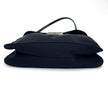 Fendi Borsa a spalla Baguette in jersey nero con logo FF in metallo