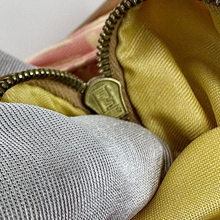 Fendi Borsa a spalla Mama Baguette Zucchino Rosa