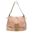 Fendi Borsa a spalla Mama Baguette Zucchino Rosa