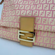 Fendi Borsa a spalla Mama Baguette Zucchino Rosa