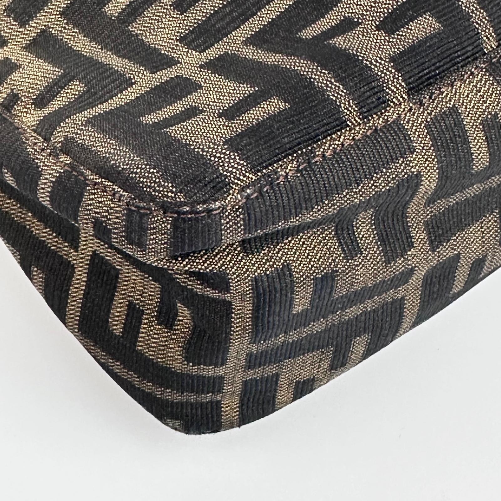 Fendi Borsa a spalla Zucca FF vintage