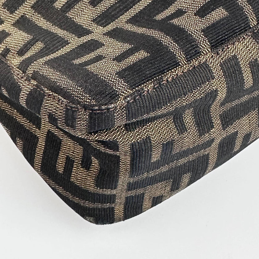 Fendi Borsa a spalla Zucca FF vintage