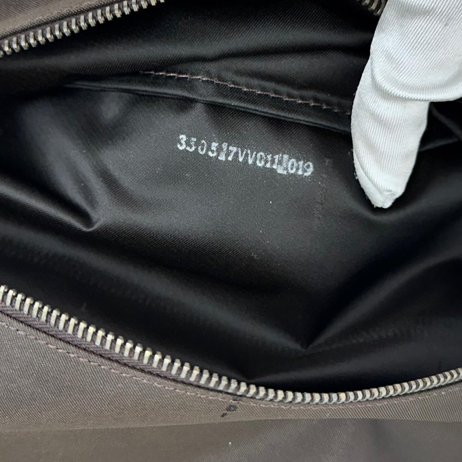 Fendi Borsa da viaggio a mano FF Zucca in tela e pelle