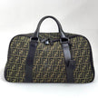 Fendi Borsa da viaggio a mano FF Zucca in tela e pelle