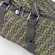 Fendi Borsa da viaggio a mano FF Zucca in tela e pelle