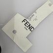 Fendi Cover iPhone 6/6s/7 in pelle nera con applicazione mink rossa